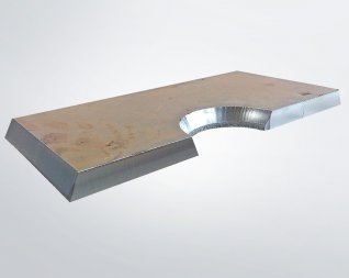 Výpalky realizované na stroji Vanad BLUESTER