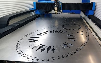 Výpalky realizované na laserovém stroji Vanad KOMPAKT Laser