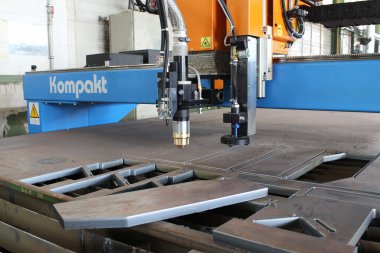 Cut parts made on Vanad KOMPAKT