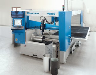 Pracoviště Vanad MIRON Laser s doplňkovou technologií RotCut pro řezání trubek a profilů