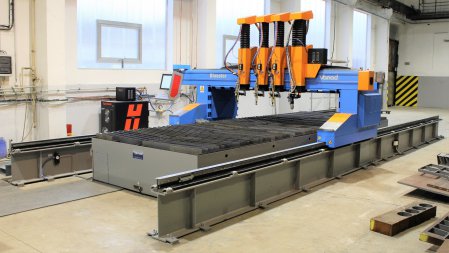 Vanad BLUESTER 25/60, plazma HPR 130 XD. Realizace 2016