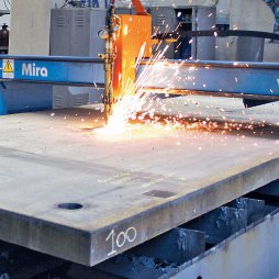 Pálení Autogenem - konstrukční ocel 100mm