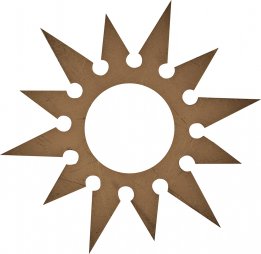 Образцы резки на станке Vanad KOMPAKT Laser